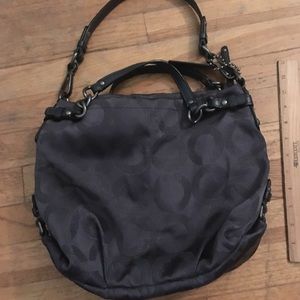 Coach blue sparkly bag!